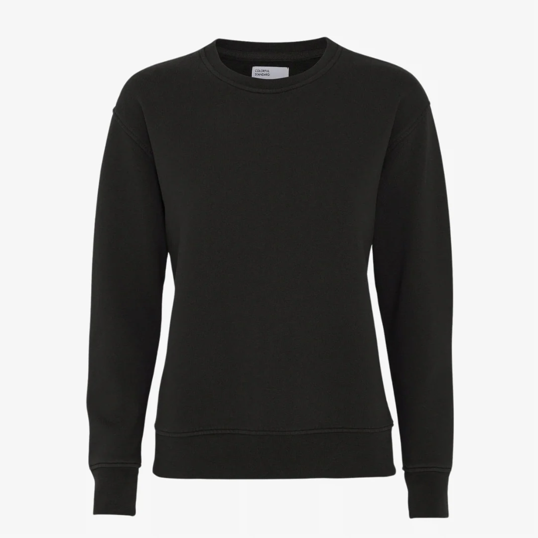 Colorful Standard | Organic Sweatshirt | Deep Black - Image 2