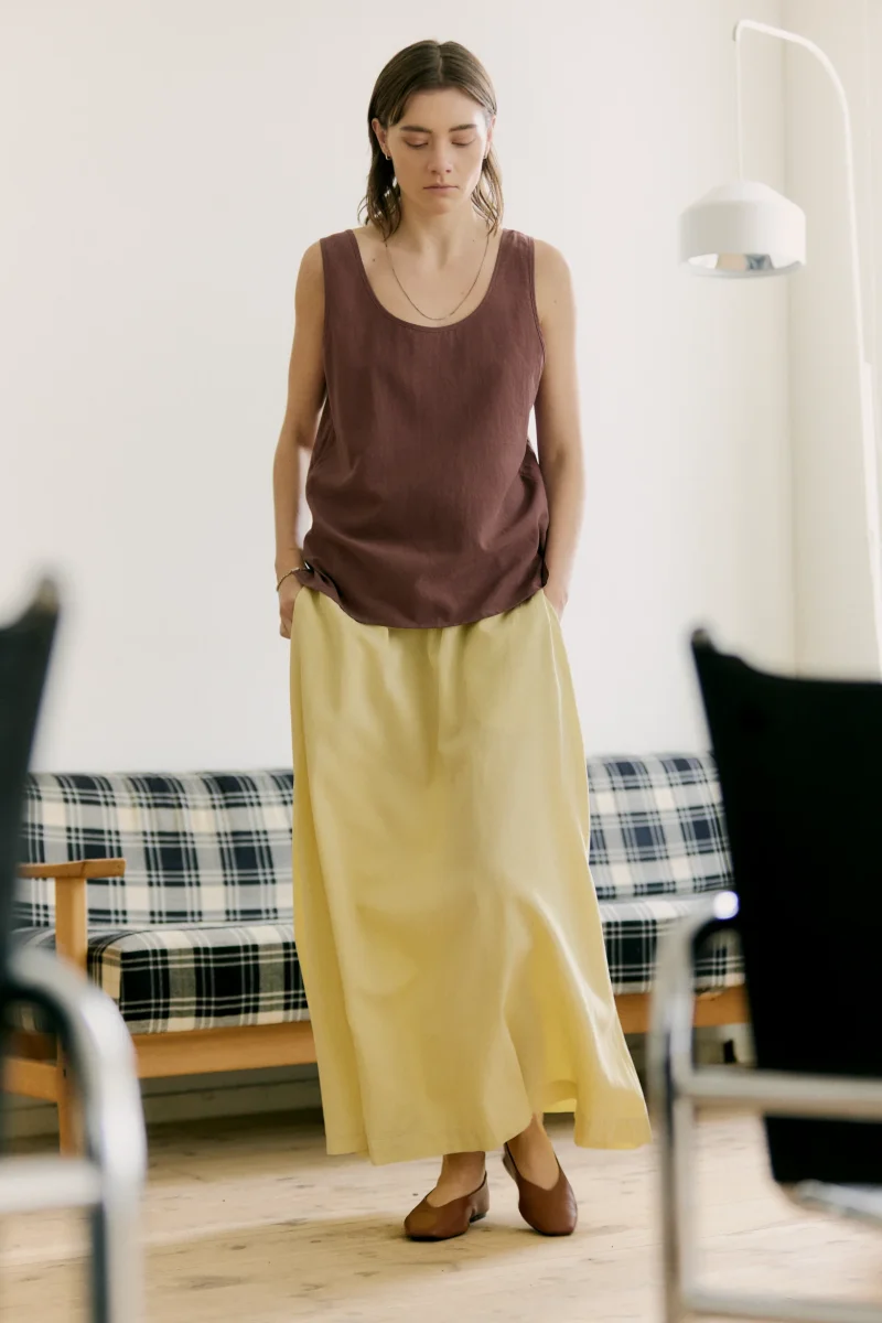MASKA | BLANCA Skirt | Sulpher Yellow - Image 3