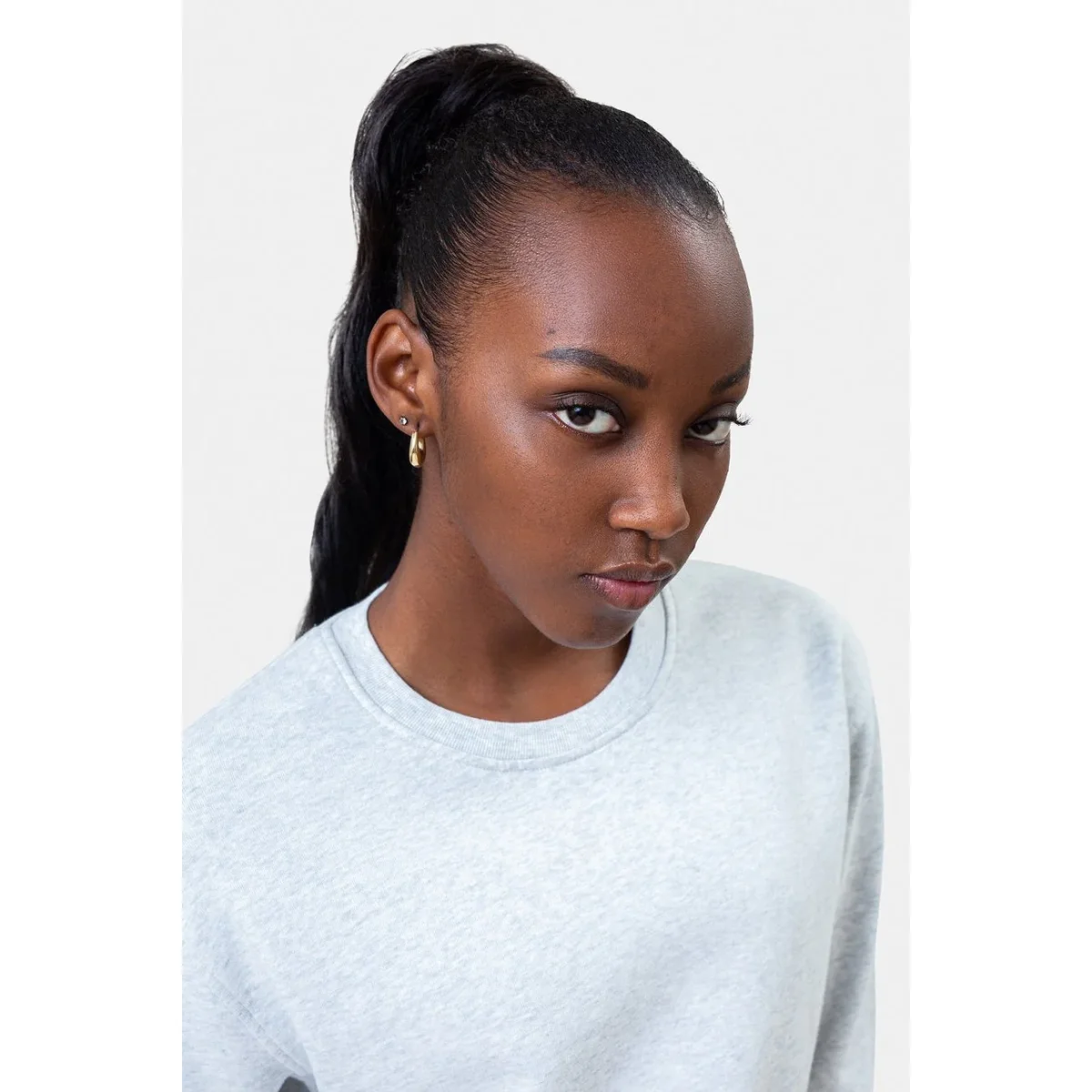 Colorful Standard | Organic Sweatshirt | Deep Black - Image 3