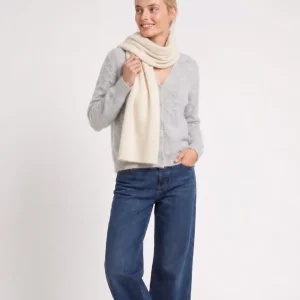 Pure Cashmere Scarf - Cream